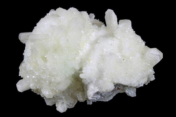 Stilbite and Apophyllite Crystals on Mordenite - India #168741